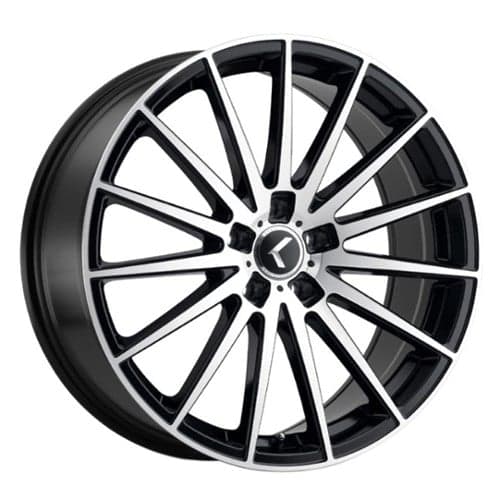 Kraze 191 Stunna Gloss Black with Machined Face (KR191-8845BM40)