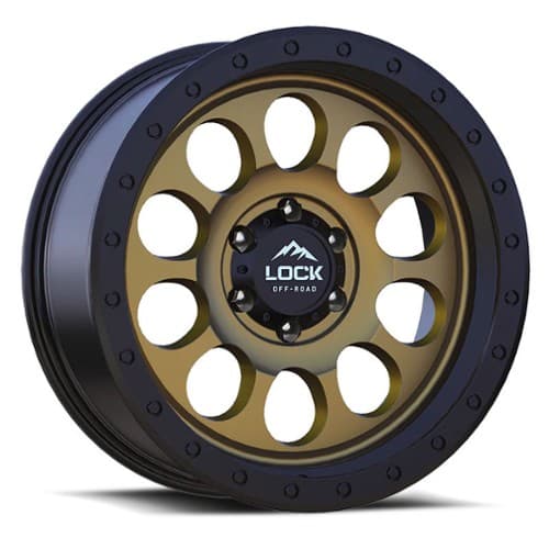 Lock Off-Road 50Cal Matte Desert Bronze w/ Matte Black Ring (50CAL7957MRMBR12N)