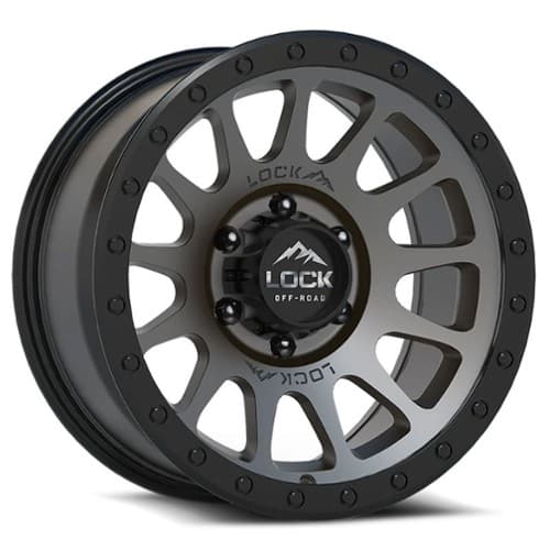 Lock Off-Road Yosemite Matte Gray w/ Matte Black Ring (YOSEMITE7957MGMBR)