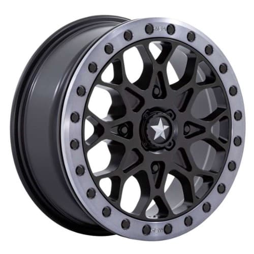 MSA Offroad M48 Portal Beadlock Satin Black, Gray Tint Ring (MA048MT15604038)