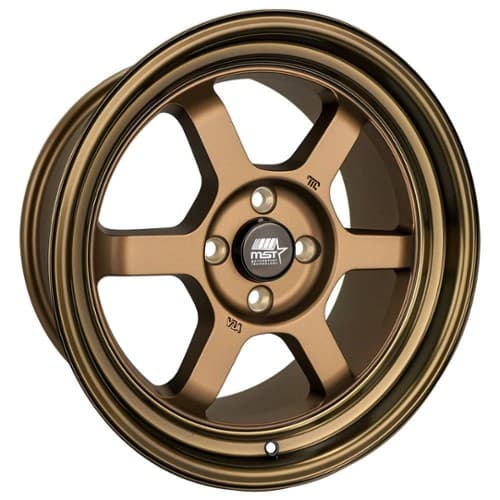 MST Time Attack Matte Bronze w/Bronze Machined Lip (01T-5816-0BRBL)