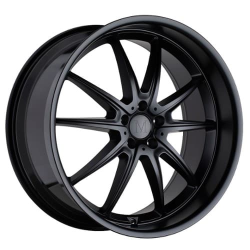 Mandrus Argent 18x9.5 5x112 49 ET 66.6 CB Matte Black (1895AGT495112M66)