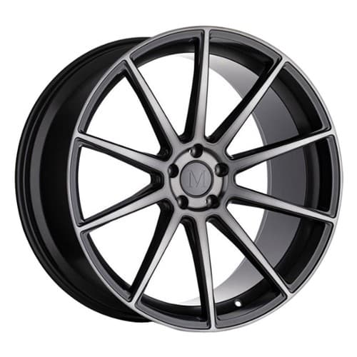 Mandrus Klass 17x8 5x112 32 ET 66.6 CB Gloss Gunmetal W/Machined Tinted Face (1780KLA325112G66)