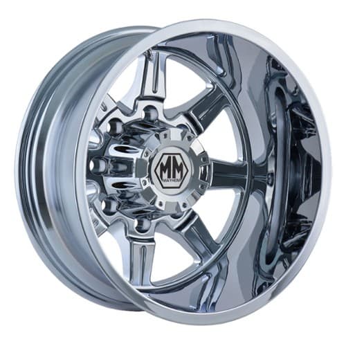 Mayhem 8101 Monstir Dually Rear 17x6.5 8x210 -140 ET 154.2 CB Chrome (8101-7679CR)