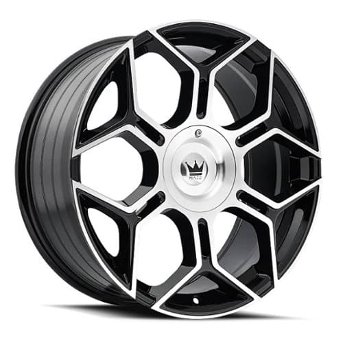 Mazzi Libra 379 20x8.5 5x112/5x120 35 ET 74.1 CB Black Machined (379-2809BM)