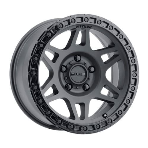 Method 312 Standard Matte Black Wheel Gloss Black Lip (MR312785501000)