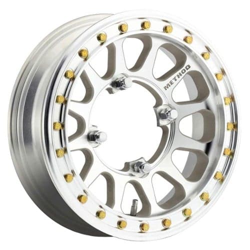 Method 401-R UTV Beadlock 15x5 4x156 0 ET 127 CB Raw Machined (MR40155046300B2)