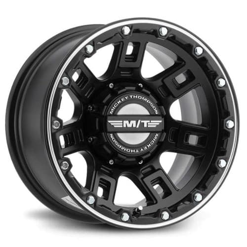Mickey Thompson Wheel Sidebiter Lock 15x8 5x114.3 -22 ET 78.3 CB Black Machined (250578)