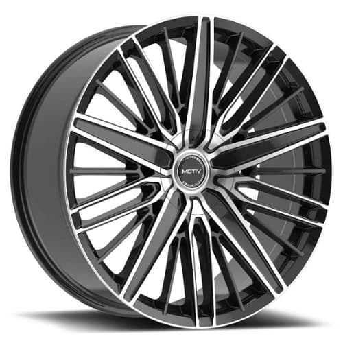 Motiv 443MB Valor 22x9 6x135/6x139.7 25 ET 106.2 CB Machined Black (443MB-2296825)