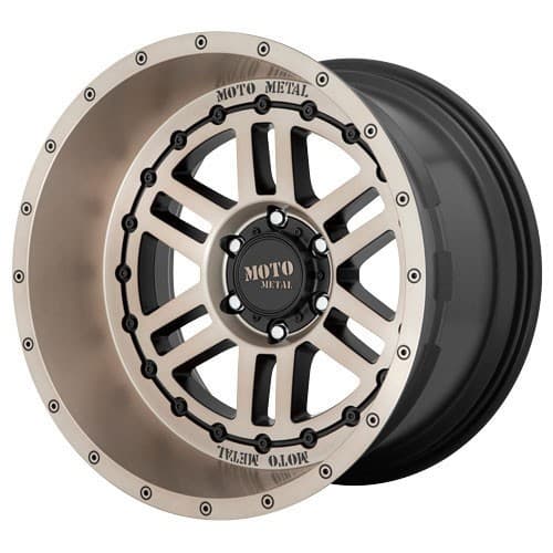 Moto Metal MO800 DEEP SIX 20x10 5x127 -18 ET 71.5 CB Satin Black Bronze Tint (MO80021050618N)