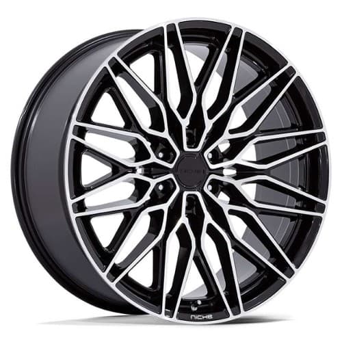 Niche Calabria 6 NC278 24x10 6x139.7 20 ET 106.1 CB Black Machined (NC278BD24106820)