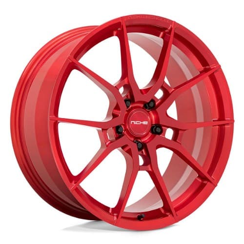 Niche Kanan 20x10 5x114.3 40 ET 64.2 CB Brushed Candy Red (T113200067+40)