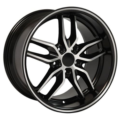 OE Replica Wheels CV18A 18x10.5 5x120.65 56 ET 70.3 CB Satin Black Machined (CV18A18105547556MB1)