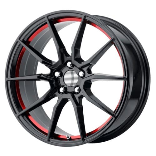 Performance Replicas PR193 Gloss Black w/Red Underd Cut (193RS-216540)