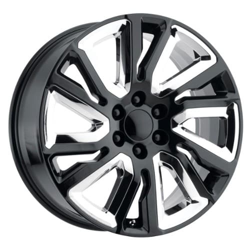 Performance Replicas PR202 Gloss Black With Chrome Accents (202GC-2295828)