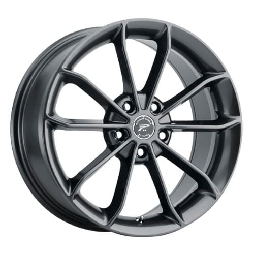 Platinum 457GN Revelation 17x8 5x110 35 ET 72.56 CB Gloss Gunmetal Gray w/ Clear Coat (457-7843GN+35)