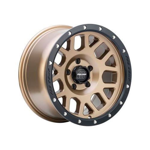 Pro Comp Series 40 Vertigo 17x9 5x127 -6 ET 83.1 CB Matte Bronze With Black Lip (PXA9640-7973)