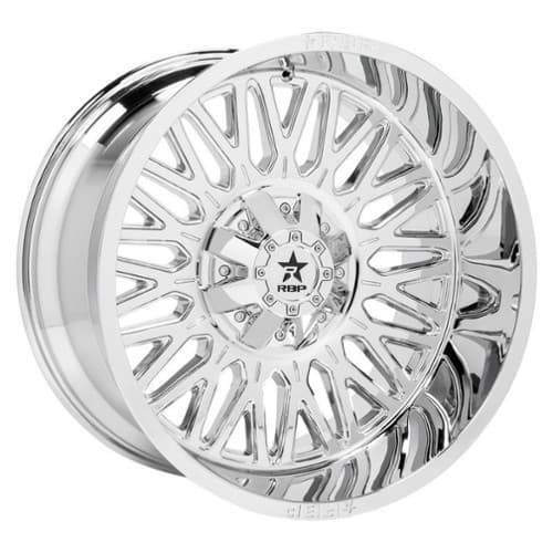 RBP Wheel 02R Tycoon 22x10 Blank 8 Lug -12 ET 113 CB Chrome (02R-2210-00-12C-8)