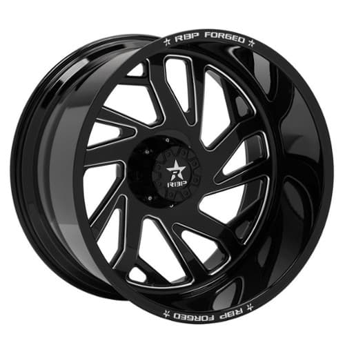 RBP Wheel 29RF Thunder 28x14 6x139.7 -76 ET 78 CB Black Machined (29RF-2814-82-76BG)