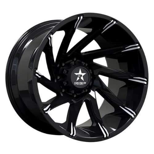RBP Wheel 77R Spike 18x9 5x127 0 ET 78 CB Black Milled (77R-1890-73-00MB)