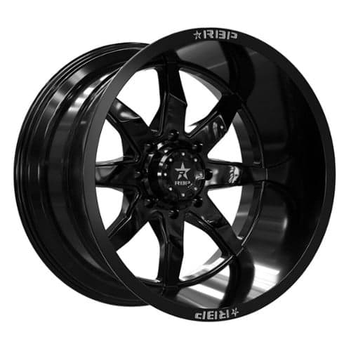 RBP Wheel 81R Saharan 17x9 Blank 8 Lug -12 ET 110 CB Black (81R-1790-00-12FB-8)