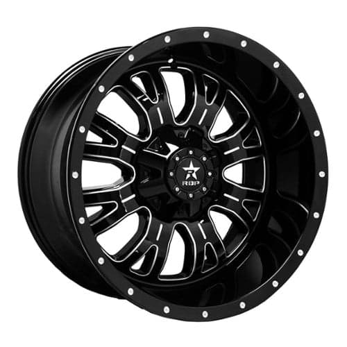 RBP Wheel 89R Assassin 20x10 6x139.7 -25 ET 78 CB Gloss Black/Milled (89R-2010-82-25BG)