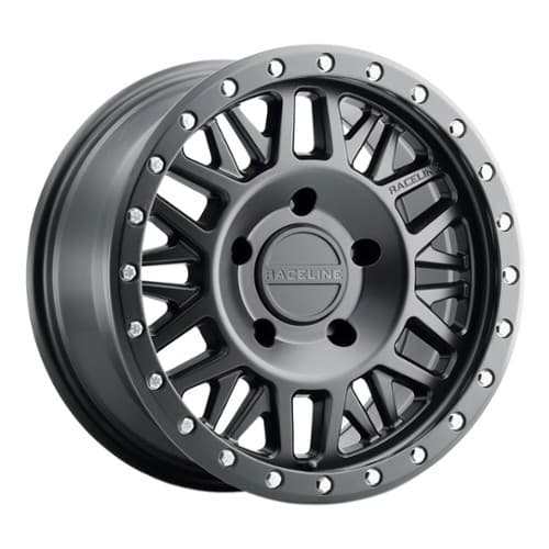 Raceline 951 Ryno 17x9 8x170 -12 ET 130.8 CB Satin Black (951B-79081-12)