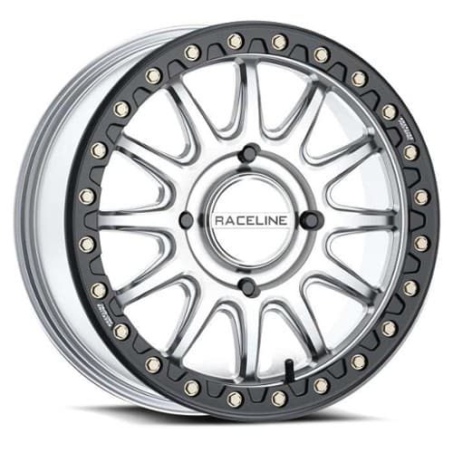 Raceline A14SB Alpha Beadlock 17x7 4x156 40 ET 132.5 CB Silver Black (A14SB-77056+40)