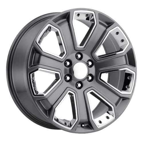 Rev OE Replica 588 22x9 6x139.7 28 ET 78.1 CB Gray / Chrome (588S-2298328)