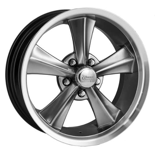 Rocket Racing Booster 17x7 5x114.3 6 ET 78.1 CB Hyper Shot/Machined Lip (R16-776542)