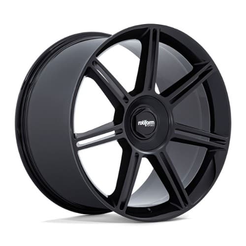 Rotiform FRA R907 Gloss Black With Matte Black Spokes (R907221063+56)