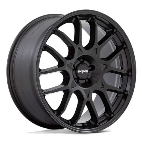 Rotiform R195 ZWS 22x12 5x112 35 ET 66.6 CB Matte Black (R195222044+35D)