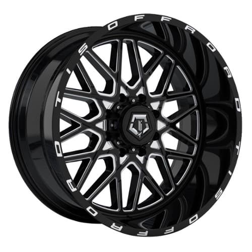 TIS Offroad 548BM 20x12 5x139.7/5x150 -44 ET 110.2 CB Machined Gloss Black (548BM-2125244)