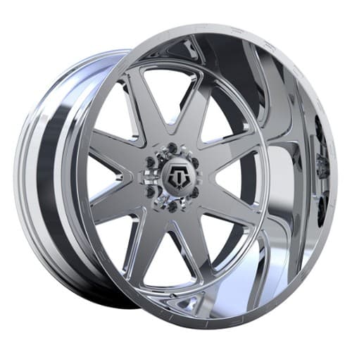 TIS Offroad 551P 22x12 8x170 -44 ET 125.2 CB Full Polished with Milled Lip Logo (551P-2228744)