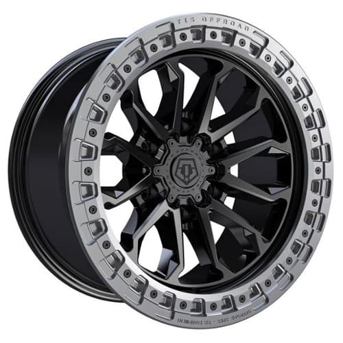 TIS Offroad 556BA 5 Satin Black with Cast Anthracite Lip Ring (556BA-2107319)