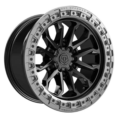 TIS Offroad 556BA 6 Satin Black with Cast Anthracite Lip Ring (556BA-2096300)