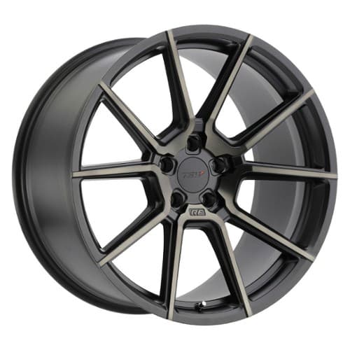 TSW Alloy Chrono 19x10 5x114.3 25 ET 76.1 CB Matte Black w/Machine Face & Dark Tint (1910CRN255114M76)