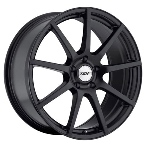 TSW Alloy Interlagos 17x8 5x112 45 ET 72 CB Matte Black (1780INT455112M72)