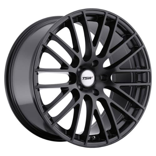 TSW Alloy Max 17x9 5x112 50 ET 72 CB Matte Black (1790MAX505112M72)