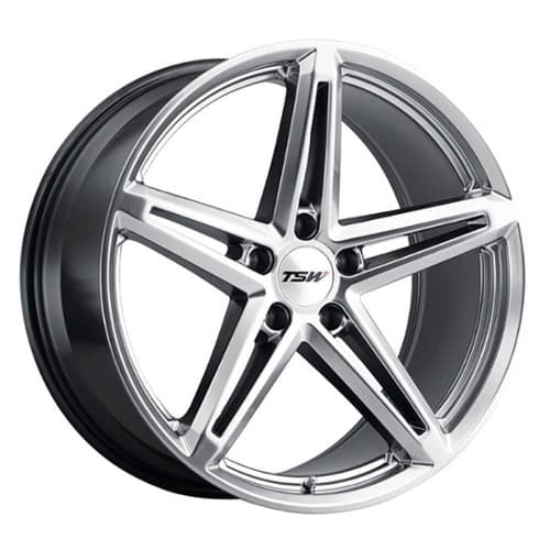 TSW Alloy Molteno 18x8.5 5x108 40 ET 72.1 CB Hyper Silver (1885MTN405108S72)