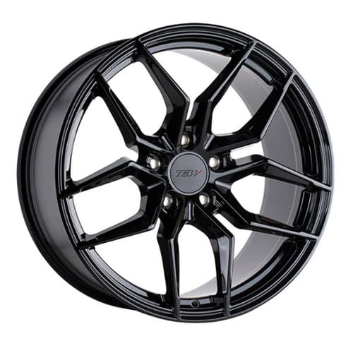 TSW Alloy Silvano 18x8.5 5x112 32 ET 66.6 CB Gloss Black (1885SVN325112B66)