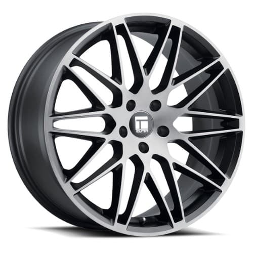 Touren TR75 3275 18x8 5x112 40 ET 66.6 CB Brushed Matte Black w/Dark Tint (3275-8845TM40)
