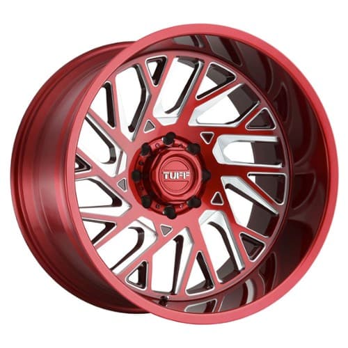 Tuff A.T. T4B Left Candy Red w/Milled Spoke (2212T4B-58165R25L)