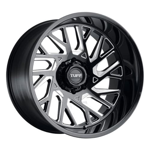 Tuff A.T. T4B Left Gloss Black W/Milled Spoke (2212T4B-55127B71L)
