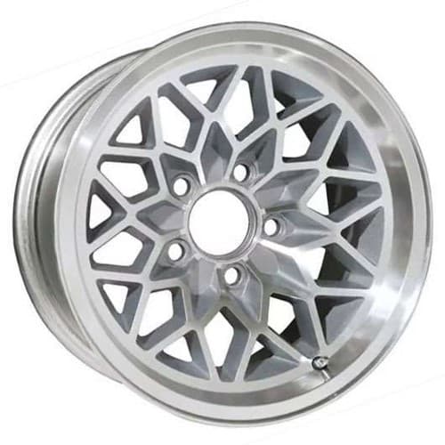 U.S. Wheel Snowflake 350 17x9 5x120.65 3 ET 72.56 CB Silver/Machine (350-8934S)