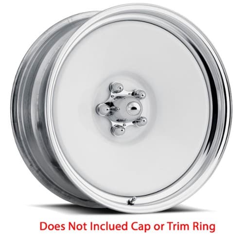 U.S. Wheel Rat Rod 661 20x8 6x139.7 -19 ET 108.7 CB Chrome & White (661-2860)