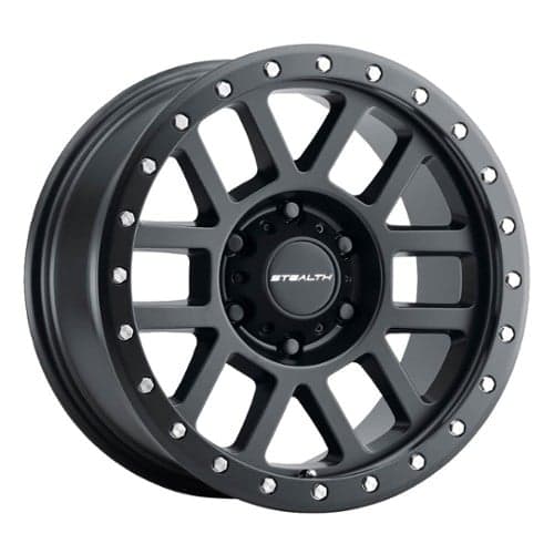 U.S. Wheel Aluminum Stealth (Series 772) Simulated Beadlock Matte Black (772-88550BL)