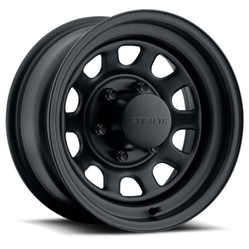 U.S. Wheel Daytona Stealth 804 15x8 6x139.7 -13 ET 108 CB Matte Black (804-5860L)