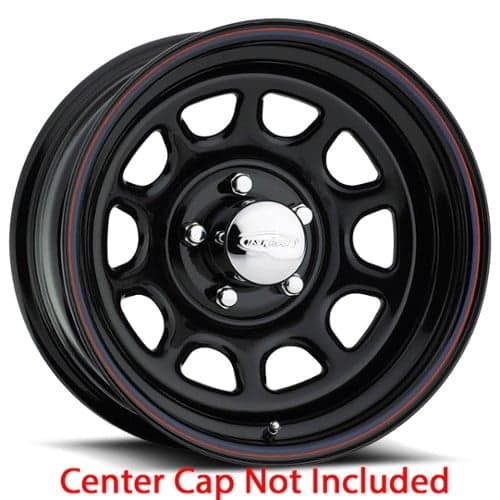 U.S. Wheel Daytona 84 15x12 8x165.1 -64 ET 130.8 CB Gloss Black (84-5280)
