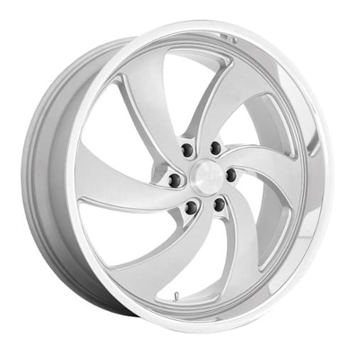 US Mags Desperado 6 - U134 Brushed Silver with Milled Spoke Accents and a Diamond Cut Lip (U1342080D8+01L)